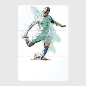 Магнитный плакат 2Х3 с принтом Ronaldo , Полимерный материал с магнитным слоем | 6 деталей размером 9*9 см | celebrity | football | forward | ronaldo | star | звезда | знаменитость | роналду | форвард | футбол