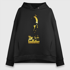 Женское худи Oversize хлопок с принтом Крестный отец the godfather , френч-терри — 70% хлопок, 30% полиэстер. Мягкий теплый начес внутри —100% хлопок | боковые карманы, эластичные манжеты и нижняя кромка, капюшон на магнитной кнопке | corleone | gotfather | the godfather | vito andolini corleone | дон вито корлеоне | карлеоне | крестный отец | мафия | татталья