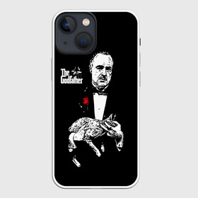 Чехол для iPhone 13 mini с принтом Крестный отец ,  |  | corleone | gotfather | the godfather | vito andolini corleone | дон вито корлеоне | карлеоне | крестный отец | мафия | старые фильмы | татталья