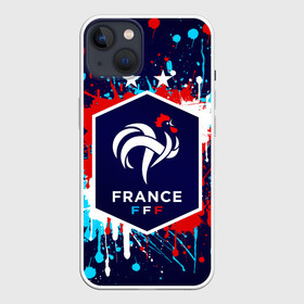 Чехол для iPhone 13 с принтом Сборная Франции ,  |  | france | les bleus | евро | сборная франции | франция | футбол | чемпионат европы | чемпионат мира | чемпионы мира