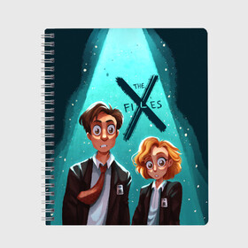 Тетрадь с принтом Fox Mulder and Dana Scully , 100% бумага | 48 листов, плотность листов — 60 г/м2, плотность картонной обложки — 250 г/м2. Листы скреплены сбоку удобной пружинной спиралью. Уголки страниц и обложки скругленные. Цвет линий — светло-серый
 | Тематика изображения на принте: dana | dana scully | fbi | fox | fox mulder | i want to believe | mulder | scully | the truth is out there | the x files | trust no one | x file | xfile | дана | дана скалли | малдер | секретные материалы | скалли | фбр | фокс | фокс малдер | х файл | хфа