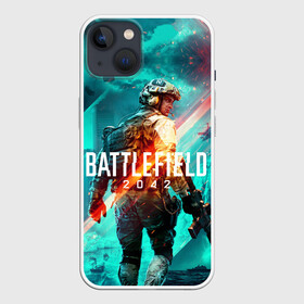 Чехол для iPhone 13 с принтом Battlefield 2042 ,  |  | action | battlefield 2042 | ea | future | nextgen | origin | pc | playstation | ps 5 | robot | sony | steam | valve | video games | war | weapon | xbox | батлфилд 2042 | будущее | валв | война | еа | игры | иксбокс | лого | некстген | ориджин | о