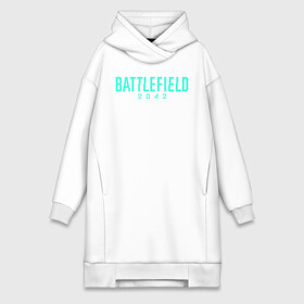 Платье-худи хлопок с принтом Battlefield 2042 logo ,  |  | action | battlefield 2042 | ea | future | nextgen | origin | pc | playstation | ps 5 | robot | sony | steam | valve | video games | war | weapon | xbox | батлфилд 2042 | будущее | валв | война | еа | игры | иксбокс | лого | некстген | ориджин | о