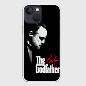 Чехол для iPhone 13 mini с принтом КРЕСТНЫЙ ОТЕЦ ,  |  | corleone | don | family | film | iyalian | mafia | the godfather | usa | брандо | дон | италия | кино | классика | коппола | корлеоне | крестный | марлон | мафия | отец | семья | сша