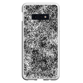 Чехол для Samsung S10E с принтом Small-scale camouflage , Силикон | Область печати: задняя сторона чехла, без боковых панелей | абстракция | грязь | камуфляж | пятна | черно белый