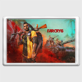 Магнит 45*70 с принтом Far Cry 6 Фар Край 6 , Пластик | Размер: 78*52 мм; Размер печати: 70*45 | Тематика изображения на принте: far cry | farcry | game | во все тяжкие | джанкарло | игра | тайны коко | фар край | фаркрай | эспозито