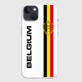 Чехол для iPhone 13 с принтом СБОРНАЯ БЕЛЬГИИ ,  |  | belgium | de bruyne | football | hazard | lukaku | soccer | sport | team | азар | бельгия | де брюйне | игроки | логотип | лукаку | сборная | спорт | страна | флаг | футбол