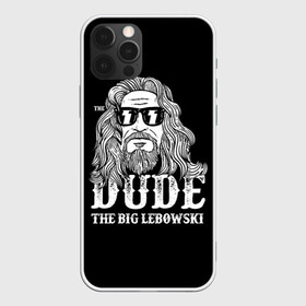 Чехол для iPhone 12 Pro Max с принтом Dude the Big Lebowski , Силикон |  | dude | jeff bridges | the big lebowski | блики | большой лебовский | джефф бриджес | молния | фильм | чувак