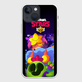 Чехол для iPhone 13 mini с принтом Сенди Спайк бравл ,  |  | android | brawl | brawl stars | clash | game | squeak | stars | андроид | игра | мобильные игры | скуик