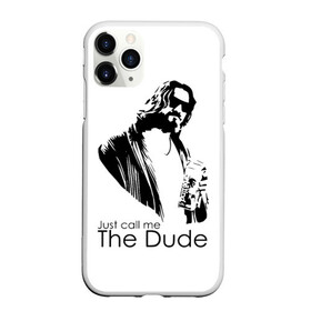 Чехол для iPhone 11 Pro Max матовый с принтом Just call me the Dude , Силикон |  | Тематика изображения на принте: dude | jeff bridges | just call me the dude | the big lebowski | большой лебовский | джефф бриджес | просто зови меня | фильм | чувак