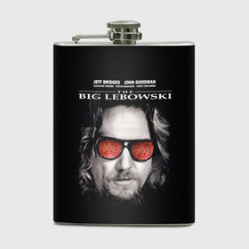 Фляга с принтом The Big Lebowski , металлический корпус | емкость 0,22 л, размер 125 х 94 мм. Виниловая наклейка запечатывается полностью | Тематика изображения на принте: dude | jeff bridges | the big lebowski | большой лебовский | джефф бриджес | ковер | красные очки | узор | фильм | чувак