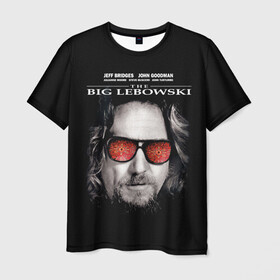Мужская футболка 3D с принтом The Big Lebowski , 100% полиэфир | прямой крой, круглый вырез горловины, длина до линии бедер | Тематика изображения на принте: dude | jeff bridges | the big lebowski | большой лебовский | джефф бриджес | ковер | красные очки | узор | фильм | чувак