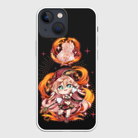 Чехол для iPhone 13 mini с принтом Chibi Yanfei GI ,  |  | Тематика изображения на принте: amber | anime | genshin impact | girl | jean | lisa | paimon | zelda | аниме | геншен импакт | геншин импакт | геншин эмпакт | девушка | лиза | паймон | пеймон | тян | эмбер | эмбир