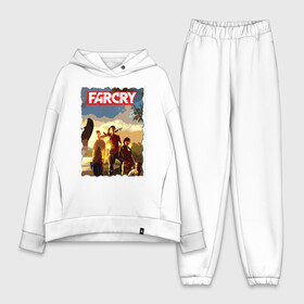 Женский костюм хлопок Oversize с принтом FARCRY TROPIC 3 ,  |  | farcry | fc 5 | fc5 | фар край