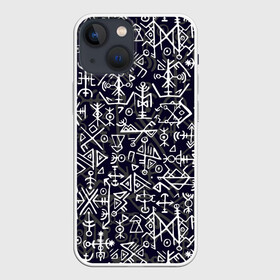 Чехол для iPhone 13 mini с принтом Руны ,  |  | кельтский | оберег | руны | символы | славянские | узоры