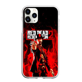 Чехол для iPhone 11 Pro Max матовый с принтом RDR John Marston , Силикон |  | game | red dead | red dead redemption 2 | redemption 2 | rockstar games | бандиты | дикий запад | игры | ковбои | оружие