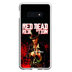 Чехол для Samsung S10E с принтом Red Dead Redemption Bandit , Силикон | Область печати: задняя сторона чехла, без боковых панелей | game | red dead | red dead redemption 2 | redemption 2 | rockstar games | бандиты | дикий запад | игры | ковбои | оружие