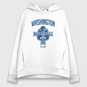 Женское худи Oversize хлопок с принтом Washington Basketball , френч-терри — 70% хлопок, 30% полиэстер. Мягкий теплый начес внутри —100% хлопок | боковые карманы, эластичные манжеты и нижняя кромка, капюшон на магнитной кнопке | basketball | game | nba | sport | streetball | washington | баскетбол | баскетболист | вашингтон | игра | игрок | мяч | нба | спорт | стритбол | тренер