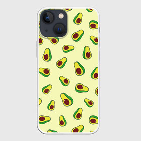 Чехол для iPhone 13 mini с принтом Авокадо   Avocado ,  |  | avocado | casual | exotic | fashion | food | pattern | summer | tropical | авокадо | авокадо паттерн | вкусняшки | еда | жара | лето | мексика | овощи | острова | отпуск | плоды | повседневные | растения | сладкий | спелый | тропики