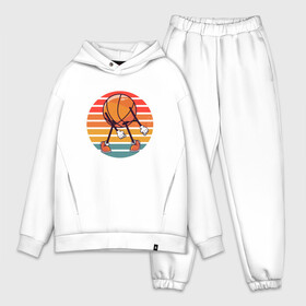 Мужской костюм хлопок OVERSIZE с принтом Basket Dance ,  |  | Тематика изображения на принте: basketball | dance | game | nba | sport | streetball | баскетбол | баскетболист | игра | игрок | мяч | нба | спорт | стритбол | танец | тренер