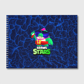Альбом для рисования с принтом Базз Buzz Brawl Stars , 100% бумага
 | матовая бумага, плотность 200 мг. | brawl | brawl stars | brawlstars | brawl_stars | buz | buzz | баз | базз | бравл | бравлстарс | буз