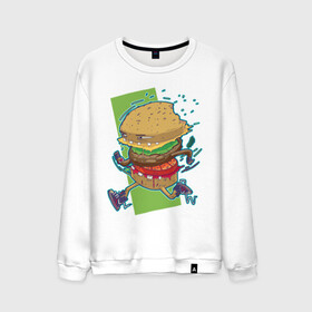 Мужской свитшот хлопок с принтом Fast Food , 100% хлопок |  | art | burger | cheese | cutlet | fast food | food | hamburger | salad | sandwich | арт | бургер | бутерброд | гамбургер | еда | котлета | салат | сыр | фаст фуд