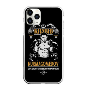 Чехол для iPhone 11 Pro Max матовый с принтом Хабиб Нурмагомедов , Силикон |  | art | champion | dogs | drawing | eagle | fighter | khabib | khabib nurmagomedov | mountains | ufc | арт | боец | горы | орел | рисунок | собаки | хабиб | хабиб нурмагомедов | чемпион