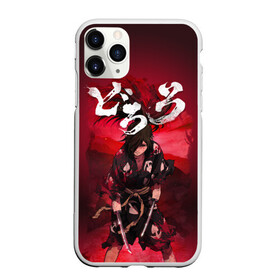 Чехол для iPhone 11 Pro матовый с принтом Dororo red , Силикон |  | demon | dororo | hyakkimaru | аниме | дайго | дороро | ронин | хяккимару