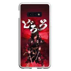 Чехол для Samsung S10E с принтом Dororo red , Силикон | Область печати: задняя сторона чехла, без боковых панелей | demon | dororo | hyakkimaru | аниме | дайго | дороро | ронин | хяккимару