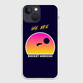 Чехол для iPhone 13 mini с принтом We are rocket horizon ,  |  | game | games | race | rocket league | гонка | гоночка | игра | игры | лига ракет | машинки | рокет лига | футбол