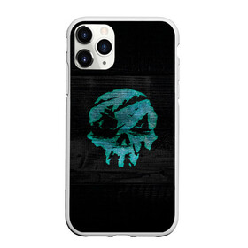 Чехол для iPhone 11 Pro Max матовый с принтом Skull of pirate , Силикон |  | game | games | pirate | sea of thieves | sot | игра | игры | корабли | корабль | кракен | майкрософт | море | море воров | моря | пираты