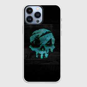 Чехол для iPhone 13 Pro Max с принтом Skull of pirate ,  |  | Тематика изображения на принте: game | games | pirate | sea of thieves | sot | игра | игры | корабли | корабль | кракен | майкрософт | море | море воров | моря | пираты