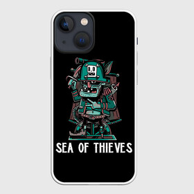 Чехол для iPhone 13 mini с принтом Старый пират ,  |  | game | games | pirate | sea of thieves | sot | игра | игры | корабли | корабль | кракен | майкрософт | море | море воров | моря | пираты