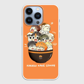 Чехол для iPhone 13 Pro с принтом Karasu kake gohan | Haikyuu ,  |  | anime | haikyu | haikyuu | karasuno | manga | аниме | асахи азумане | волейбол | волейбольный клуб | вороны | карасуно | коши сугавара | манга | рюноске танака | старшая школа | тобио кагеяма | хаику | хаикую | шоё хината