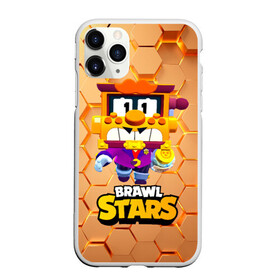 Чехол для iPhone 11 Pro Max матовый с принтом Грифф Griff Brawl Stars , Силикон |  | brawl | brawl stars | brawlstars | brawl_stars | grif | griff | бравл | бравлстарс | грифф