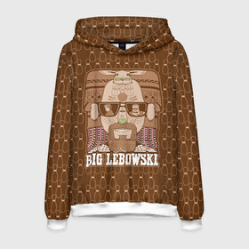 Мужская толстовка 3D с принтом The Big Lebowski , 100% полиэстер | двухслойный капюшон со шнурком для регулировки, мягкие манжеты на рукавах и по низу толстовки, спереди карман-кенгуру с мягким внутренним слоем. | Тематика изображения на принте: donny | dude | jeff bridges | the big lebowski | walter sobchak | большой лебовский | боулинг | вальтер собчак | джефф бриджес | донни | заяц | кегли | кролик | фильм | чувак