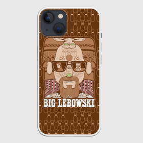 Чехол для iPhone 13 с принтом The Big Lebowski ,  |  | donny | dude | jeff bridges | the big lebowski | walter sobchak | большой лебовский | боулинг | вальтер собчак | джефф бриджес | донни | заяц | кегли | кролик | фильм | чувак