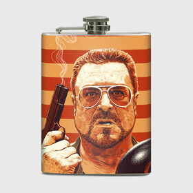 Фляга с принтом Walter Sobchak , металлический корпус | емкость 0,22 л, размер 125 х 94 мм. Виниловая наклейка запечатывается полностью | Тематика изображения на принте: dude | jeff bridges | the big lebowski | walter sobchak | большой лебовский | боулинг | вальтер собчак | джефф бриджес | пистолет | фильм | чувак | шар