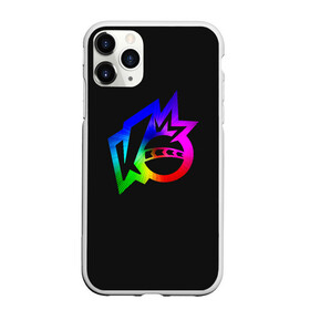 Чехол для iPhone 11 Pro Max матовый с принтом Knockout city. Rainbow logo , Силикон |  | a | arts | ball | box | city | dodgeball | e | electronic | game | gradient | knockout | logo | nintendo | playstation | rainbow | switch | technologies | x | а | артс | вышибалы | город | градиент | е | игра | лого | логотип | мяч | нокаут | 