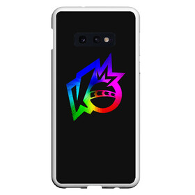 Чехол для Samsung S10E с принтом Knockout city. Rainbow logo , Силикон | Область печати: задняя сторона чехла, без боковых панелей | a | arts | ball | box | city | dodgeball | e | electronic | game | gradient | knockout | logo | nintendo | playstation | rainbow | switch | technologies | x | а | артс | вышибалы | город | градиент | е | игра | лого | логотип | мяч | нокаут | 