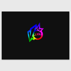 Поздравительная открытка с принтом Knockout city. Rainbow logo , 100% бумага | плотность бумаги 280 г/м2, матовая, на обратной стороне линовка и место для марки
 | a | arts | ball | box | city | dodgeball | e | electronic | game | gradient | knockout | logo | nintendo | playstation | rainbow | switch | technologies | x | а | артс | вышибалы | город | градиент | е | игра | лого | логотип | мяч | нокаут | 