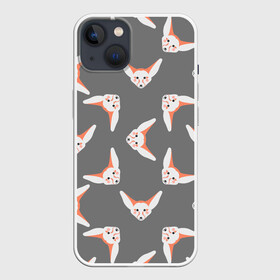 Чехол для iPhone 13 с принтом Лиса Фенек ,  |  | fox | kitsune | животное | кицуне | лиса | лисица | рыжая | фенек