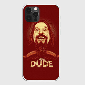 Чехол для iPhone 12 Pro Max с принтом The Dude , Силикон |  | Тематика изображения на принте: dude | jeff bridges | the big lebowski | большой лебовский | боулинг | джефф бриджес | кегли | чувак | шар