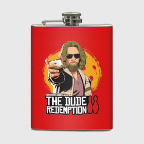 Фляга с принтом The dude redemption , металлический корпус | емкость 0,22 л, размер 125 х 94 мм. Виниловая наклейка запечатывается полностью | dude | jeff bridges | the big lebowski | the dude redemption | большой лебовский | боулинг | джефф бриджес | кегли | коктейль | фильм | чувак | шар