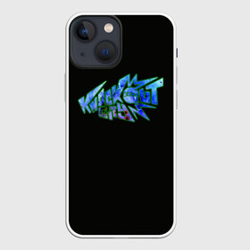 Чехол для iPhone 13 mini с принтом Нокаут Сити. Логотип ,  |  | a | arts | ball | box | city | dodgeball | e | electronic | game | gradient | knockout | logo | nintendo | playstation | rainbow | switch | technologies | x | а | артс | вышибалы | город | градиент | е | игра | лого | логотип | мяч | нокаут | 