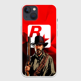 Чехол для iPhone 13 с принтом ROCK STAR GAME ,  |  | game | red dead | red dead redemption 2 | redemption 2 | rockstar games | бандиты | дикий запад | игры | ковбои | оружие