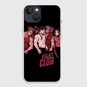 Чехол для iPhone 13 с принтом Fight Club x Street Fighter ,  |  | fight club | fighting | game | games | street fighter | балрог | бланка | бойцовский клуб | вега | зангиев | игра | игры | классика | рю | сагат | стрит файтер | уличный боец | чан ли