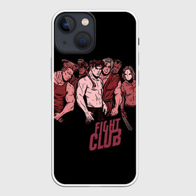 Чехол для iPhone 13 mini с принтом Fight Club x Street Fighter ,  |  | fight club | fighting | game | games | street fighter | балрог | бланка | бойцовский клуб | вега | зангиев | игра | игры | классика | рю | сагат | стрит файтер | уличный боец | чан ли
