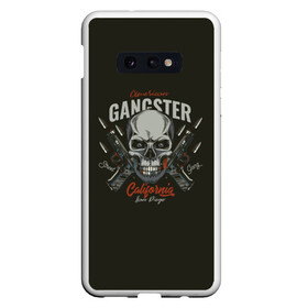 Чехол для Samsung S10E с принтом GANGSTER , Силикон | Область печати: задняя сторона чехла, без боковых панелей | Тематика изображения на принте: gangster | skull | zombie | адамова голова | гангстер | зомби | кладбище | мафиози | мертвец | могила | мумия | навь | пират | скелет | ужас | череп | череп и кости | черепок | черепушка