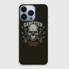 Чехол для iPhone 13 Pro с принтом GANGSTER ,  |  | Тематика изображения на принте: gangster | skull | zombie | адамова голова | гангстер | зомби | кладбище | мафиози | мертвец | могила | мумия | навь | пират | скелет | ужас | череп | череп и кости | черепок | черепушка